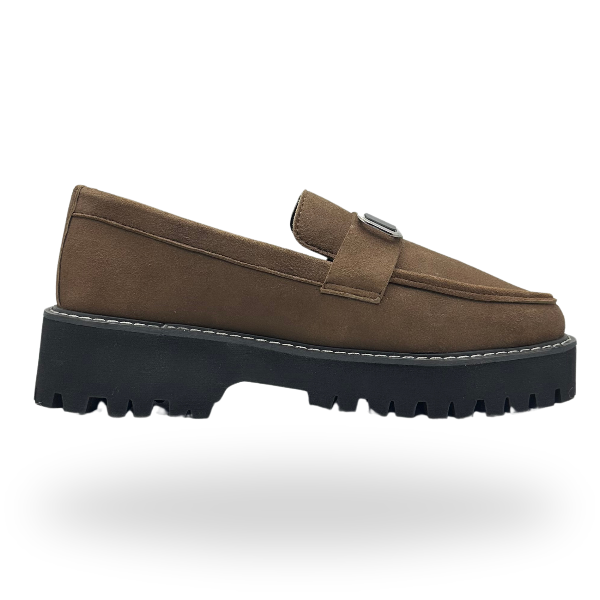 Suede Chunky Loafers