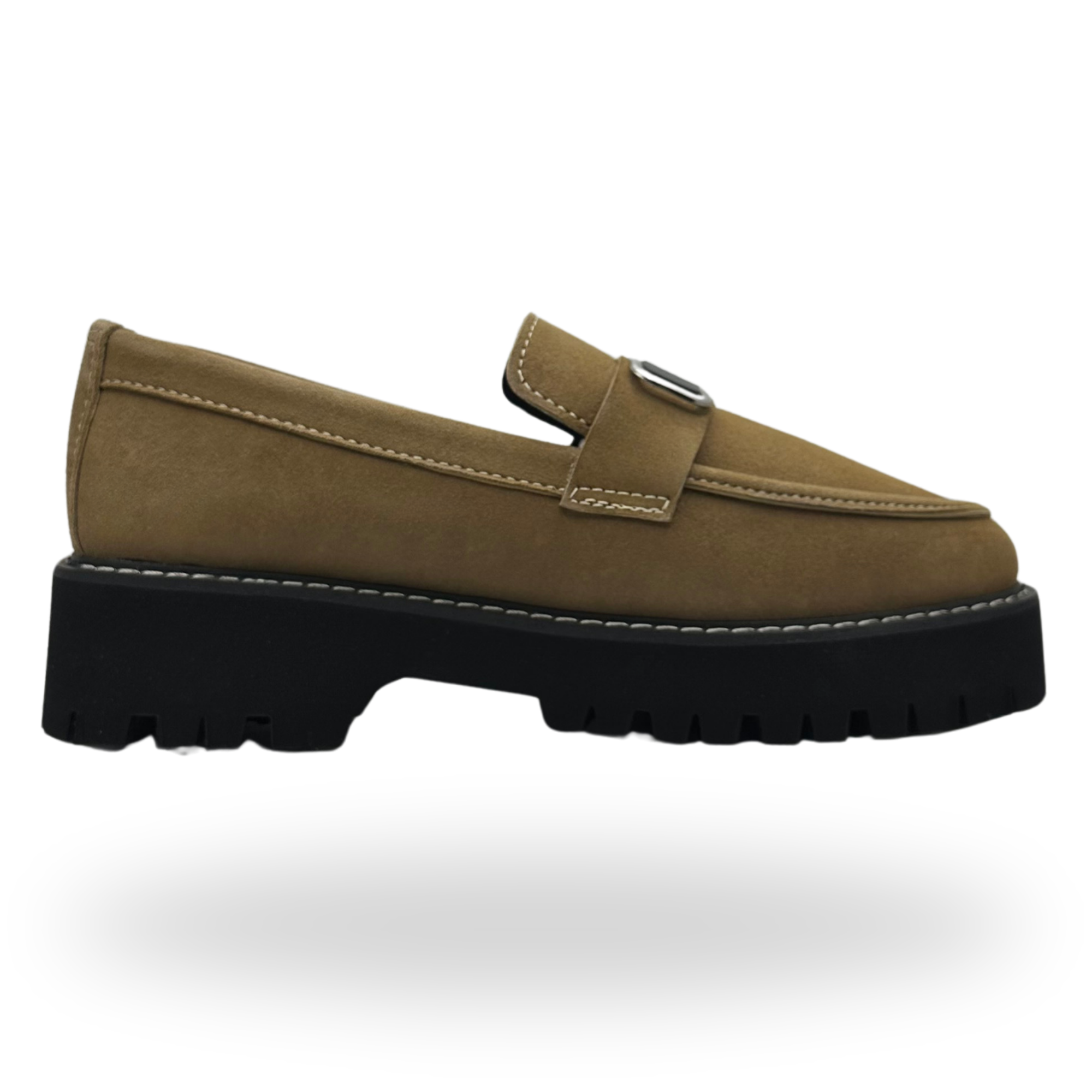 Suede Chunky Loafers
