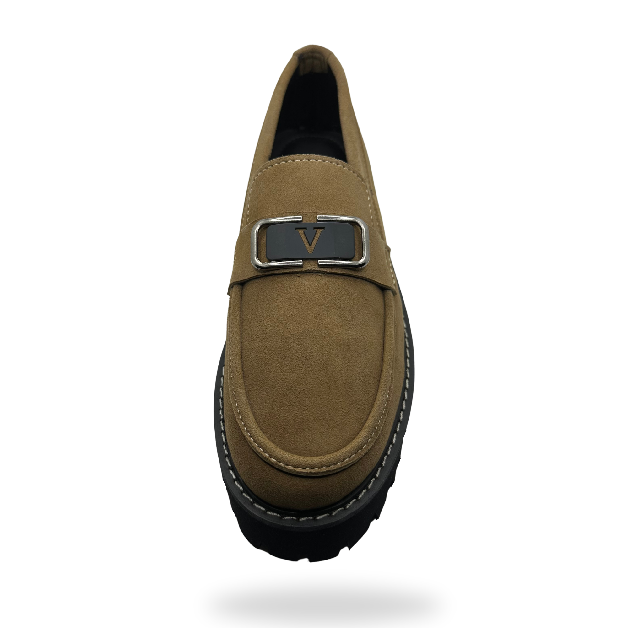 Suede Chunky Loafers