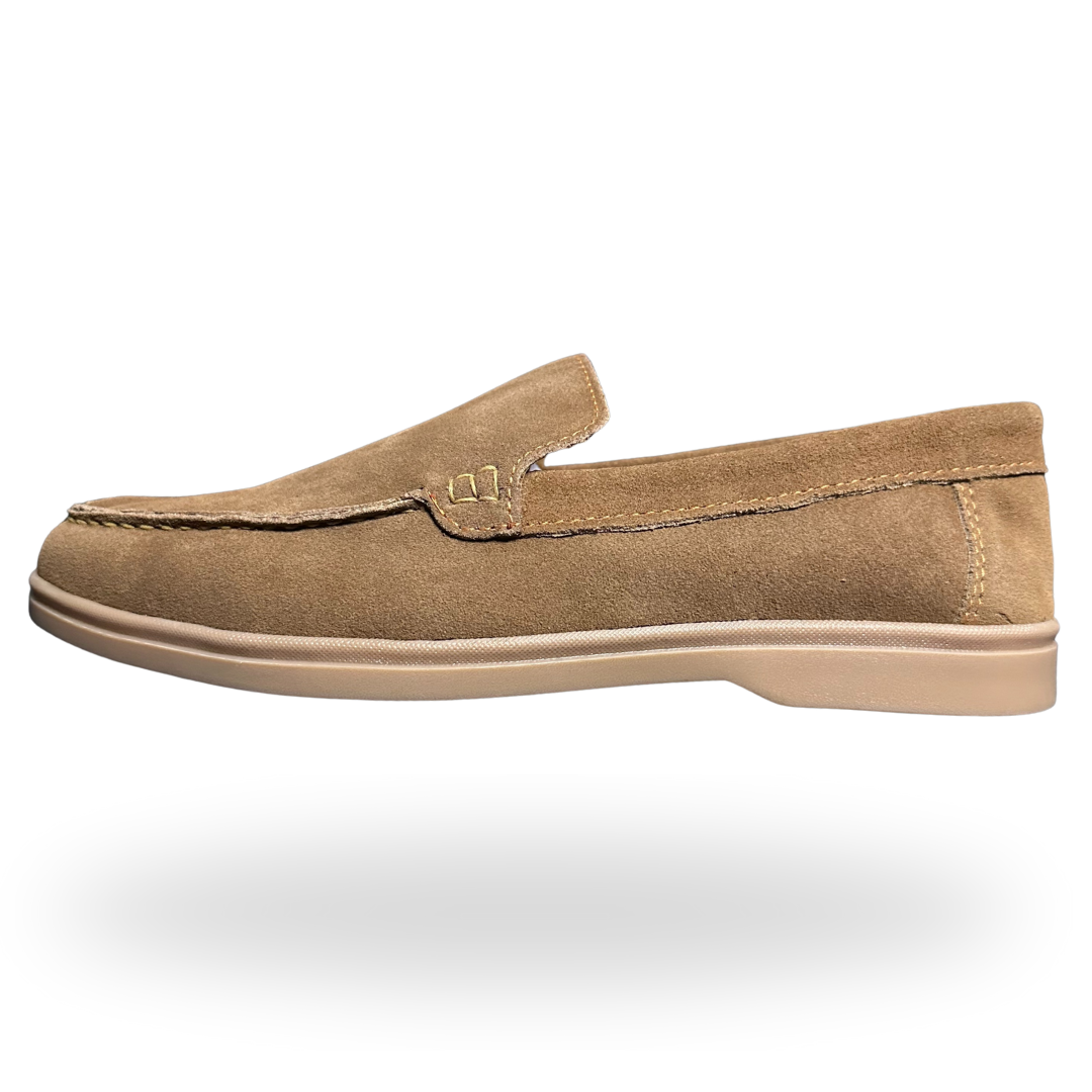 Suede Slip On Loafers