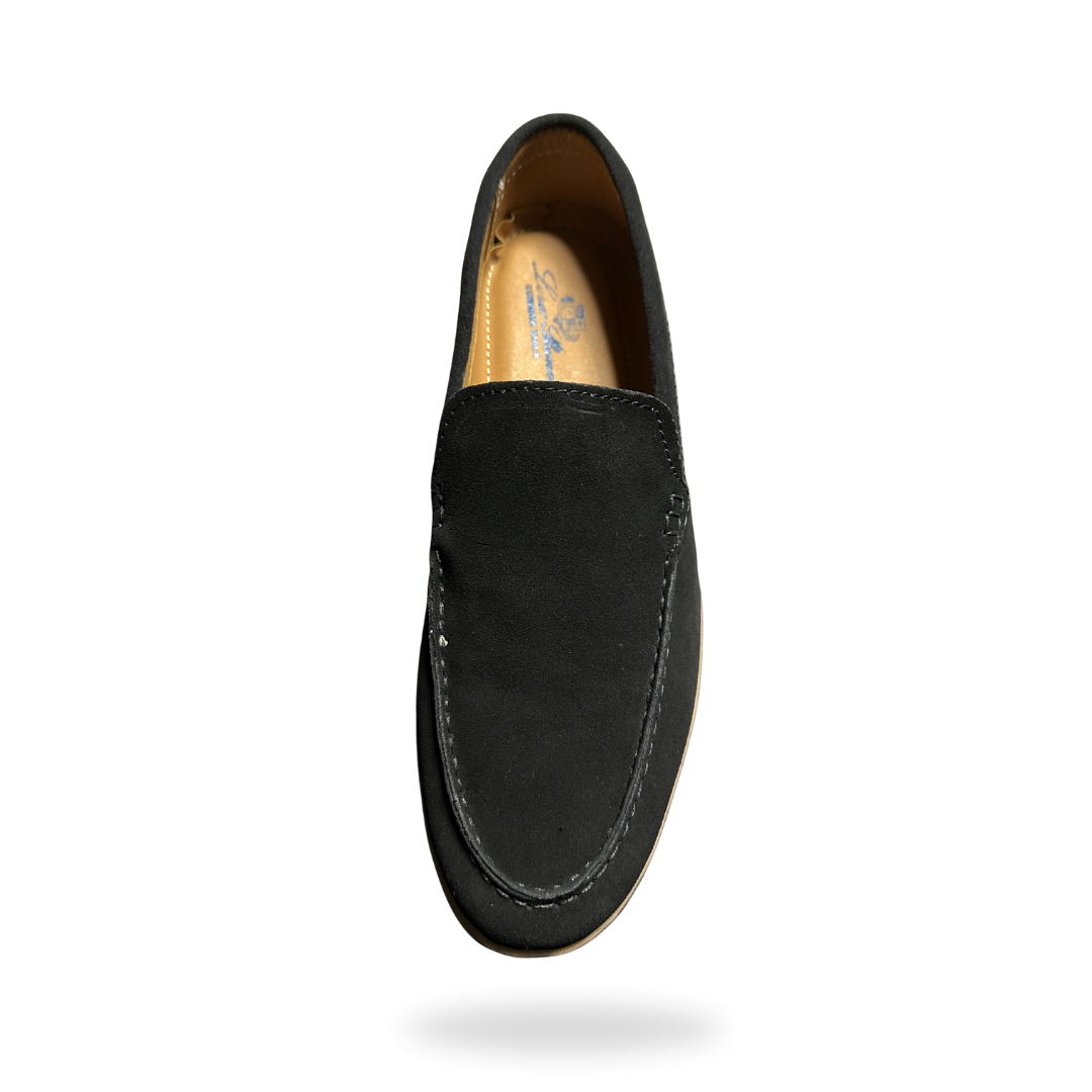 Suede Slip On Loafers