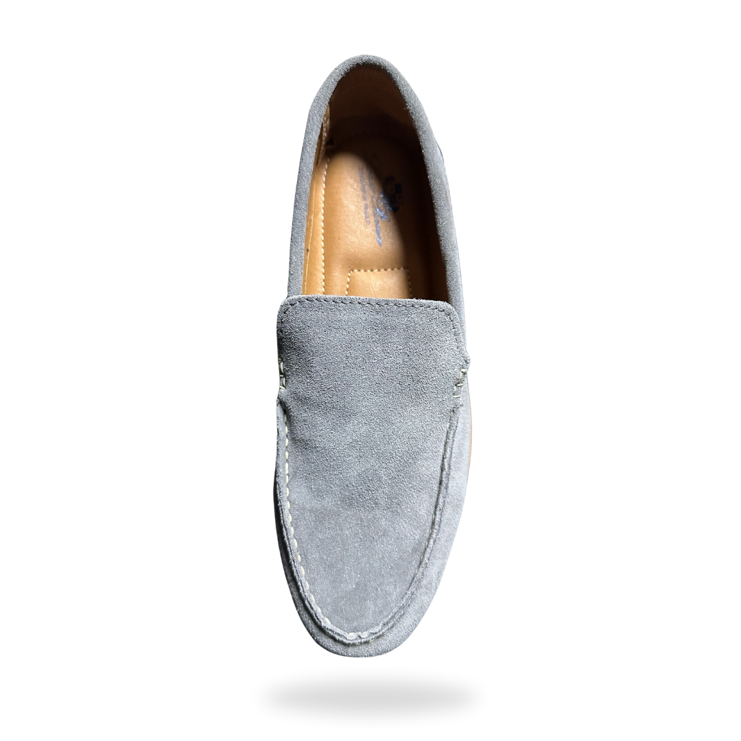 Suede Slip On Loafers
