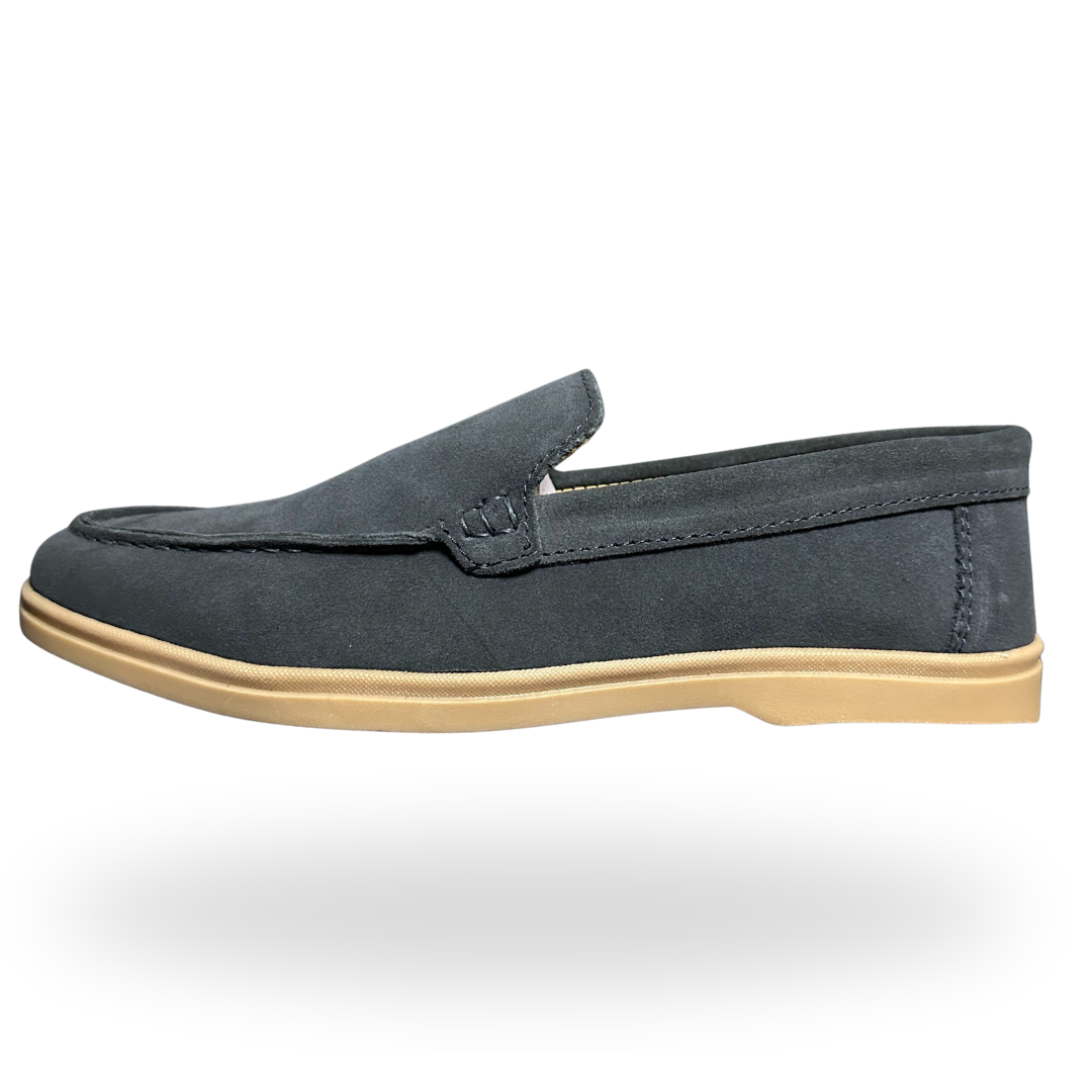 Suede Slip On Loafers