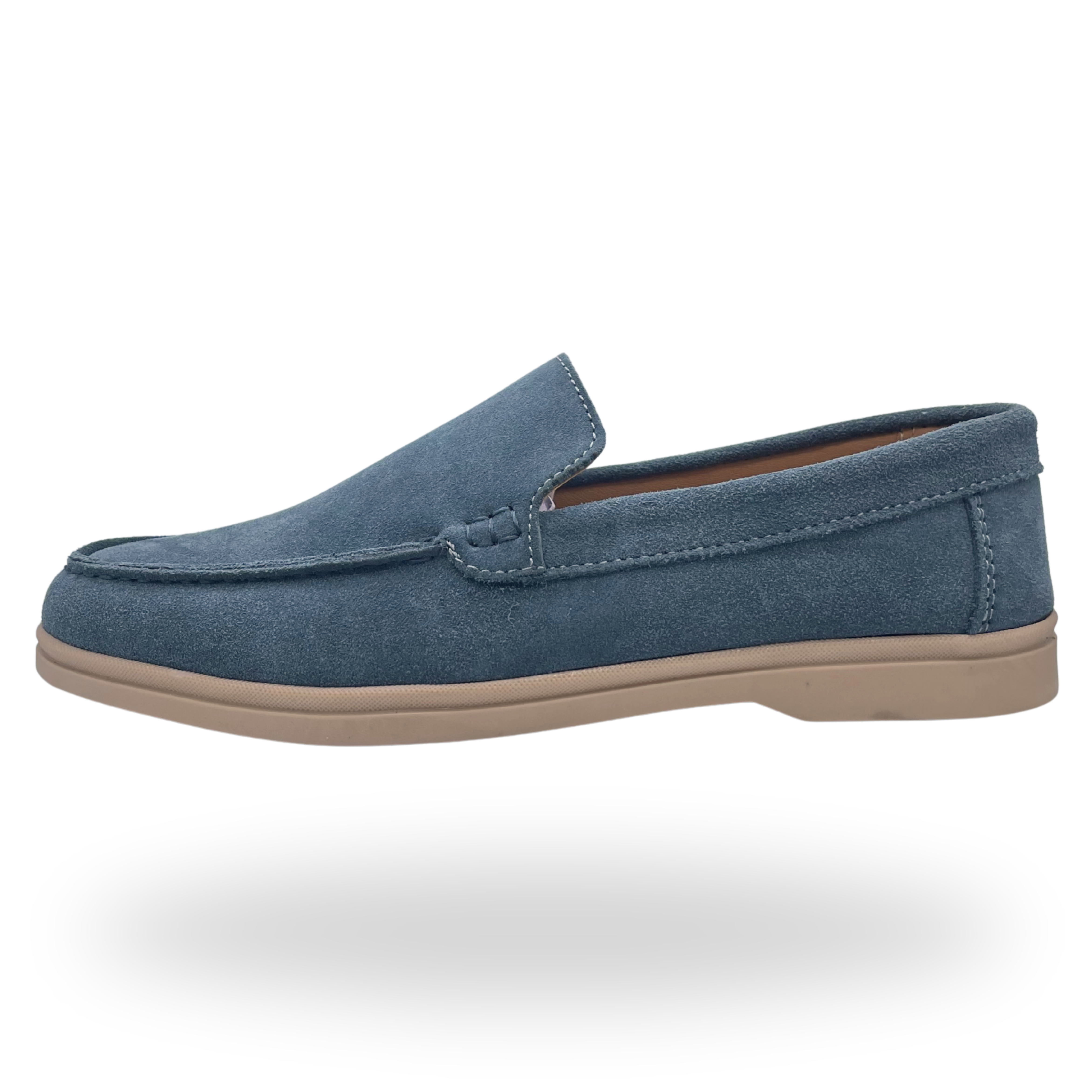 Suede Slip On Loafers