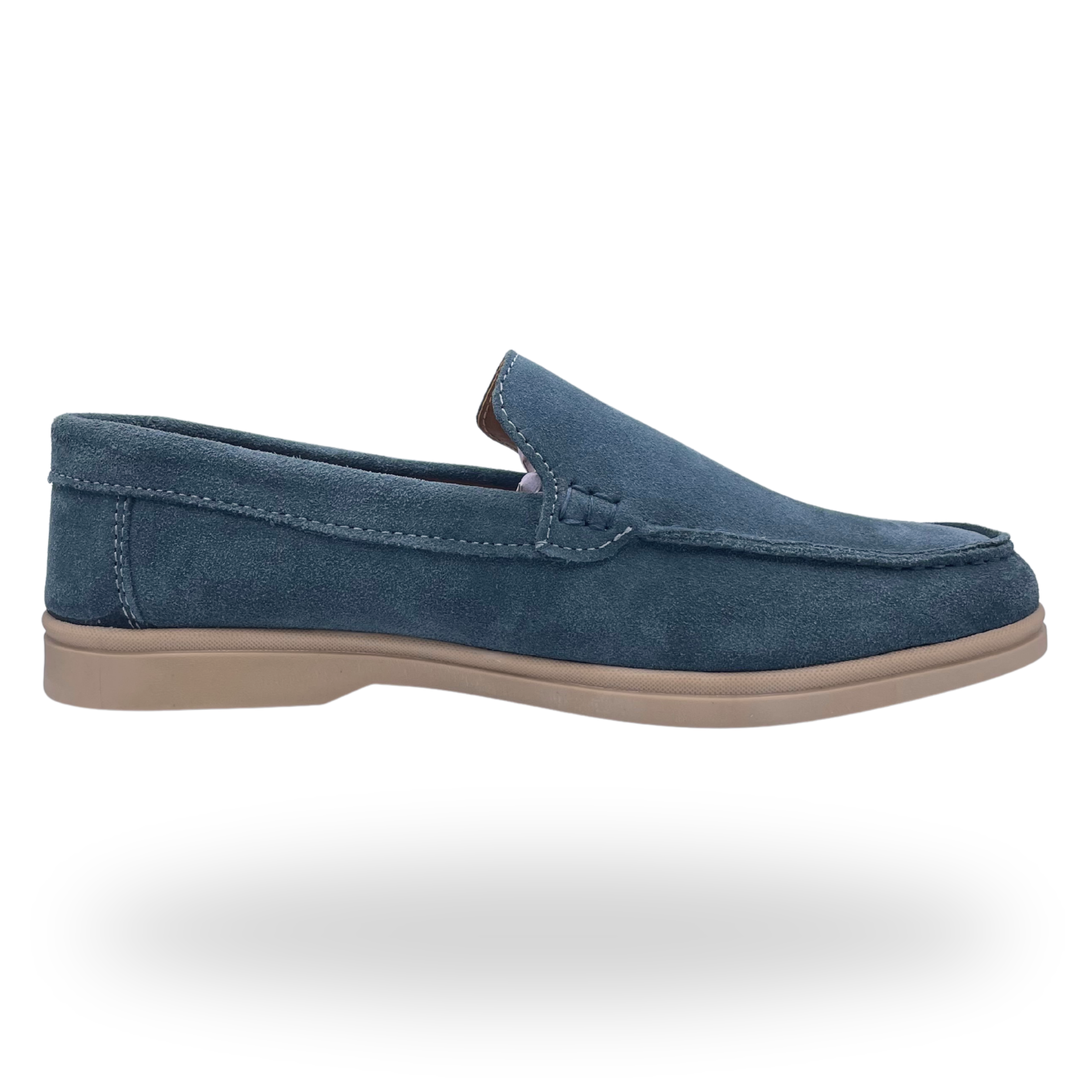 Suede Slip On Loafers
