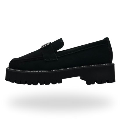 Suede Chunky Loafers