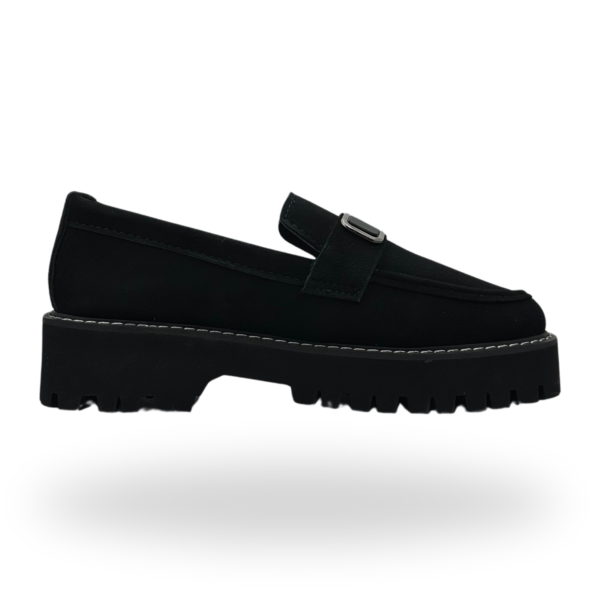 Suede Chunky Loafers