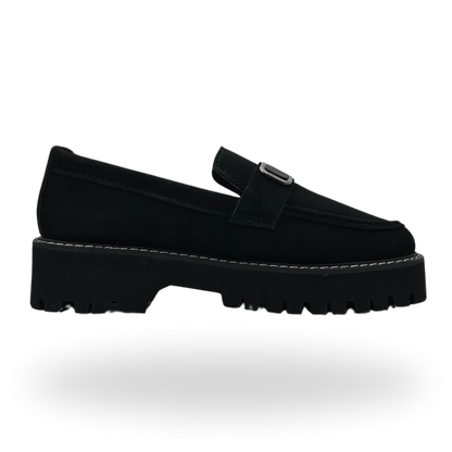 Suede Chunky Loafers