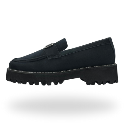 Suede Chunky Loafers