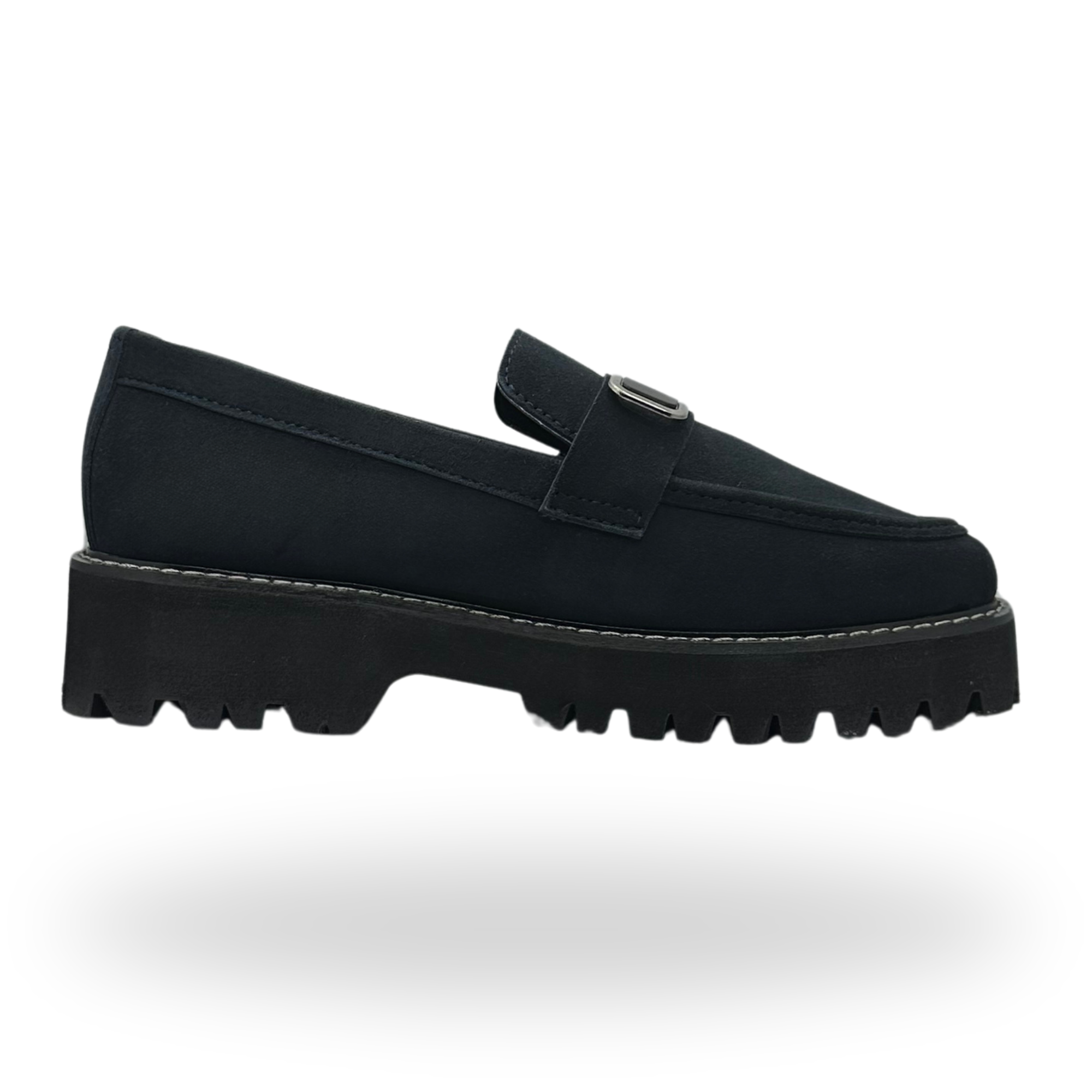 Suede Chunky Loafers