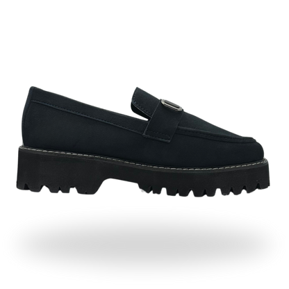 Suede Chunky Loafers