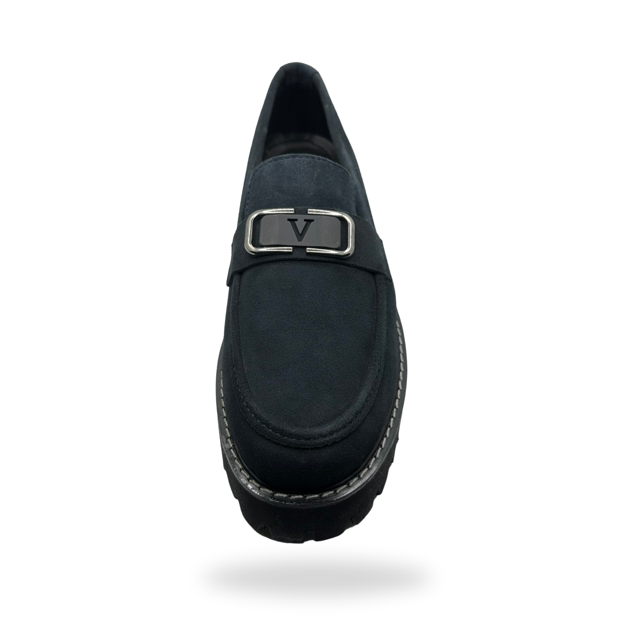 Suede Chunky Loafers