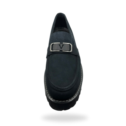 Suede Chunky Loafers