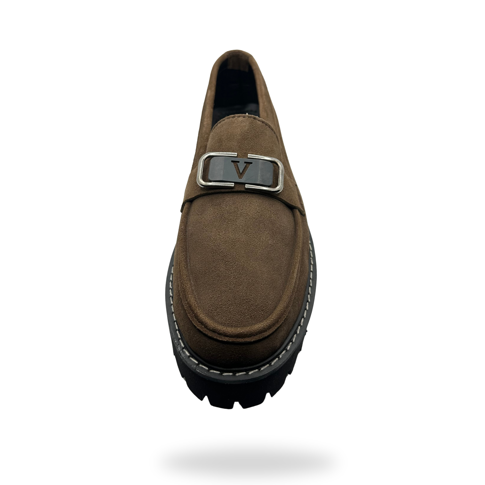 Suede Chunky Loafers