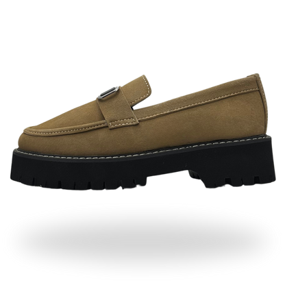 Suede Chunky Loafers