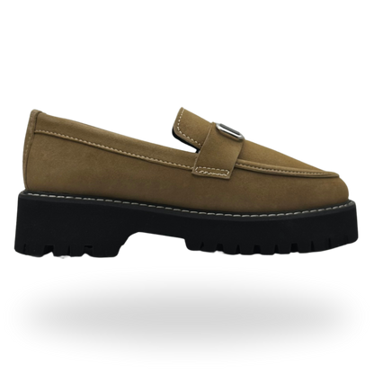 Suede Chunky Loafers