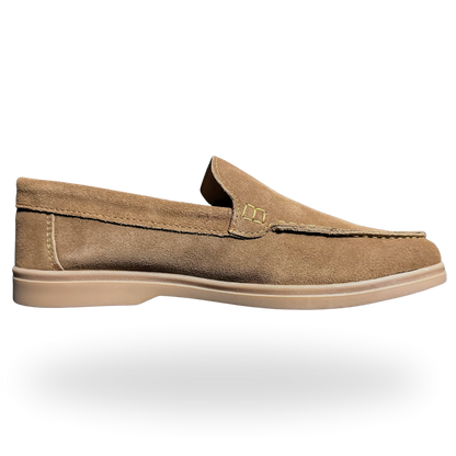 Suede Slip On Loafers