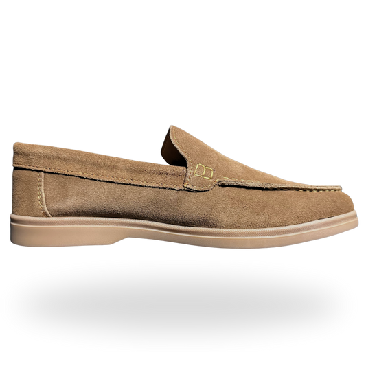 Suede Slip On Loafers