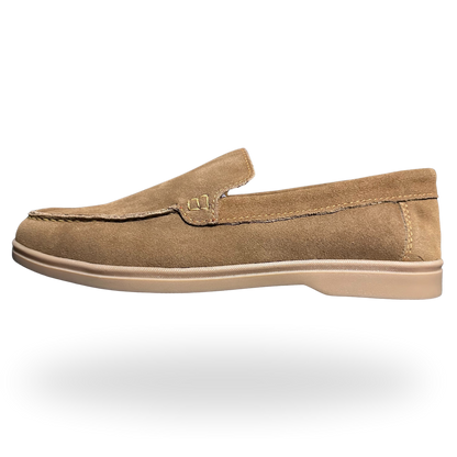 Suede Slip On Loafers