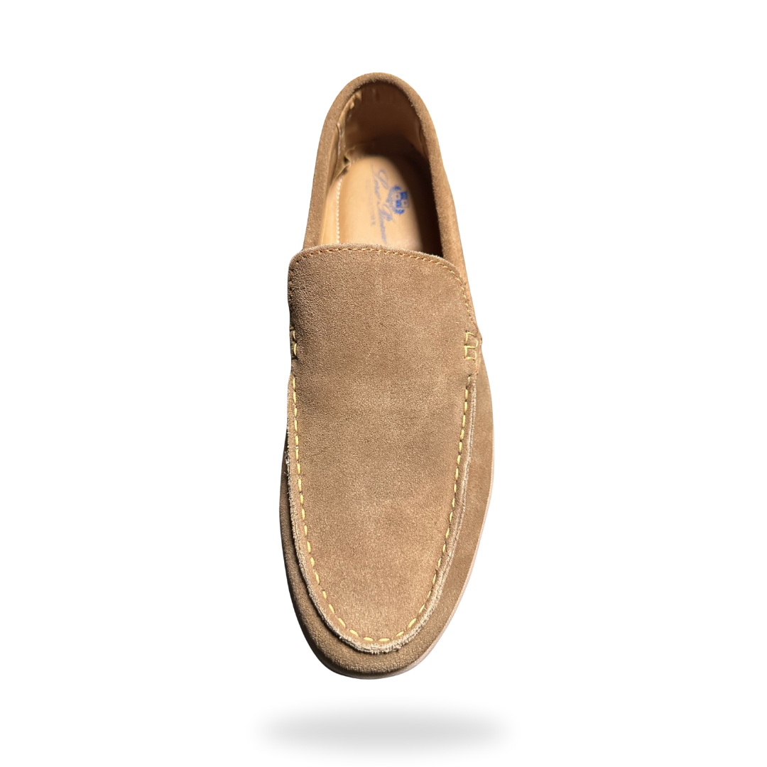 Suede Slip On Loafers