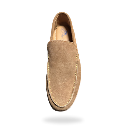 Suede Slip On Loafers