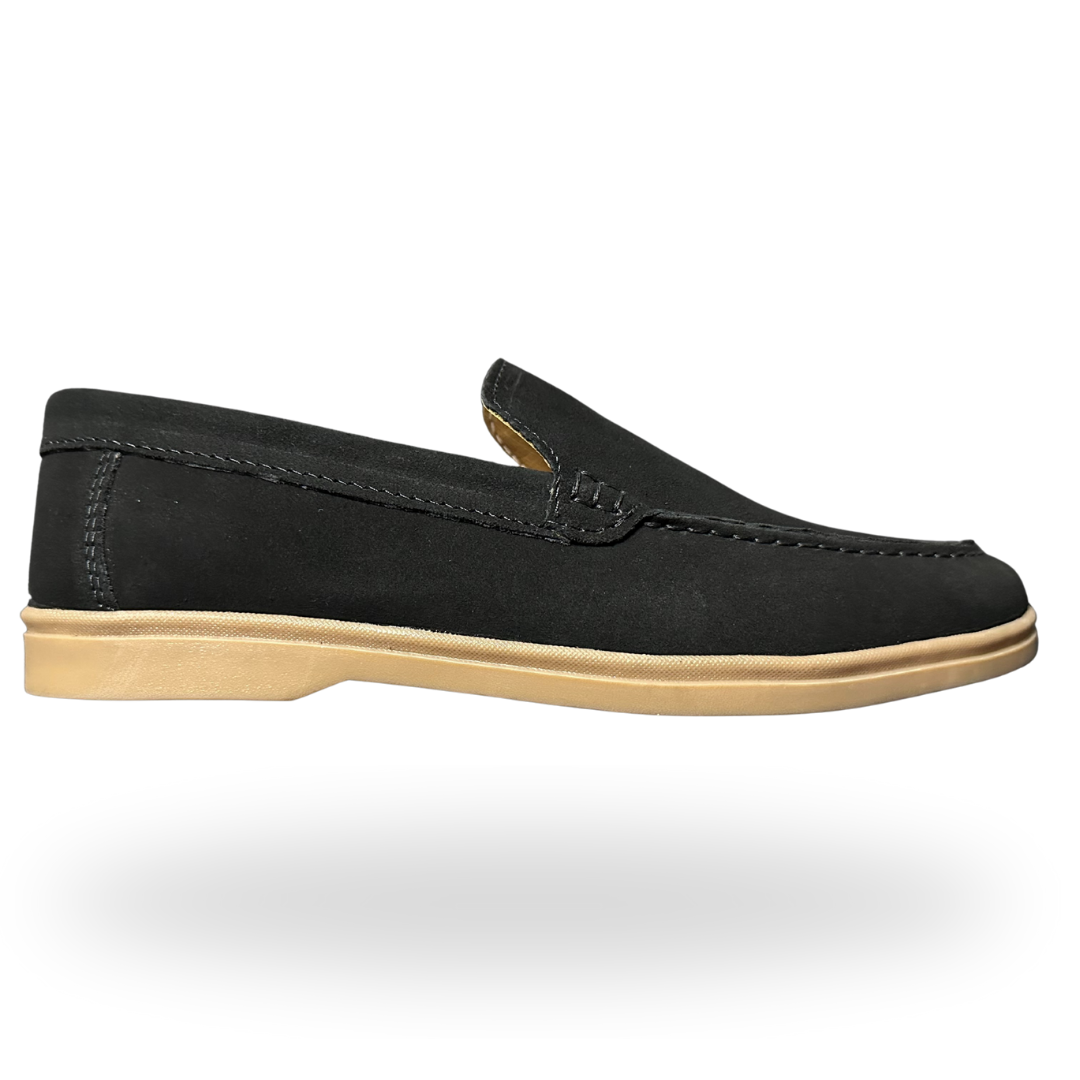 Suede Slip On Loafers