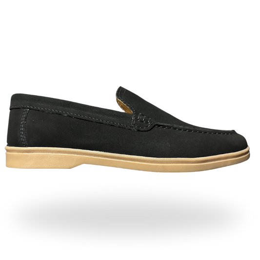 Suede Slip On Loafers