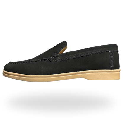 Suede Slip On Loafers