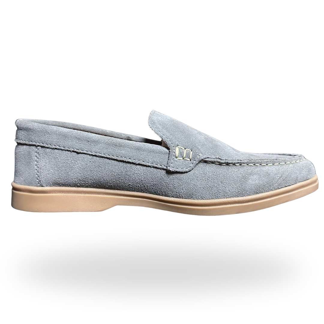 Suede Slip On Loafers