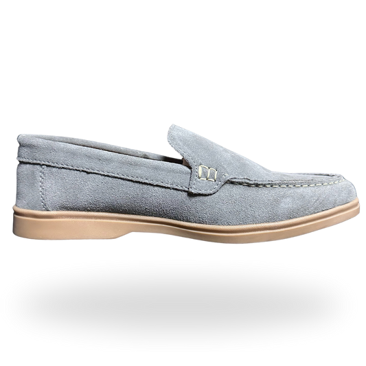 Suede Slip On Loafers