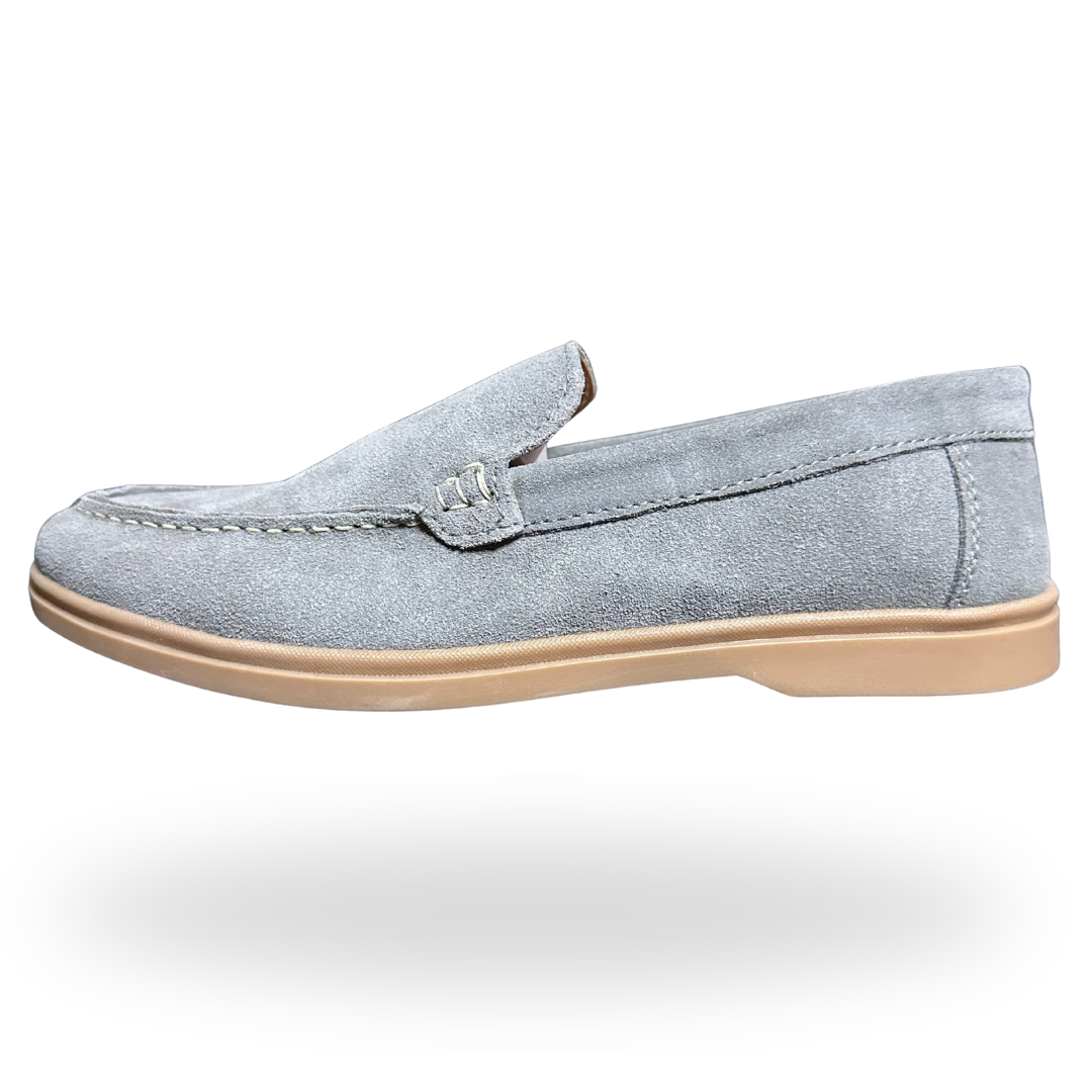 Suede Slip On Loafers