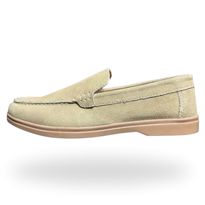 Suede Slip On Loafers
