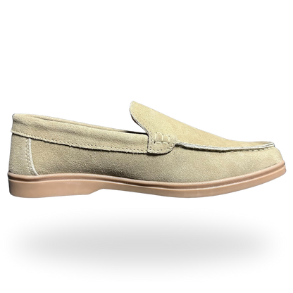 Suede Slip On Loafers