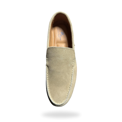 Suede Slip On Loafers