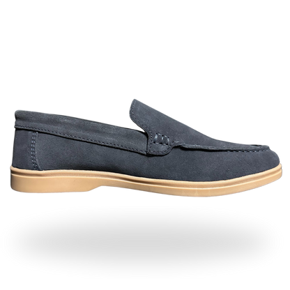 Suede Slip On Loafers