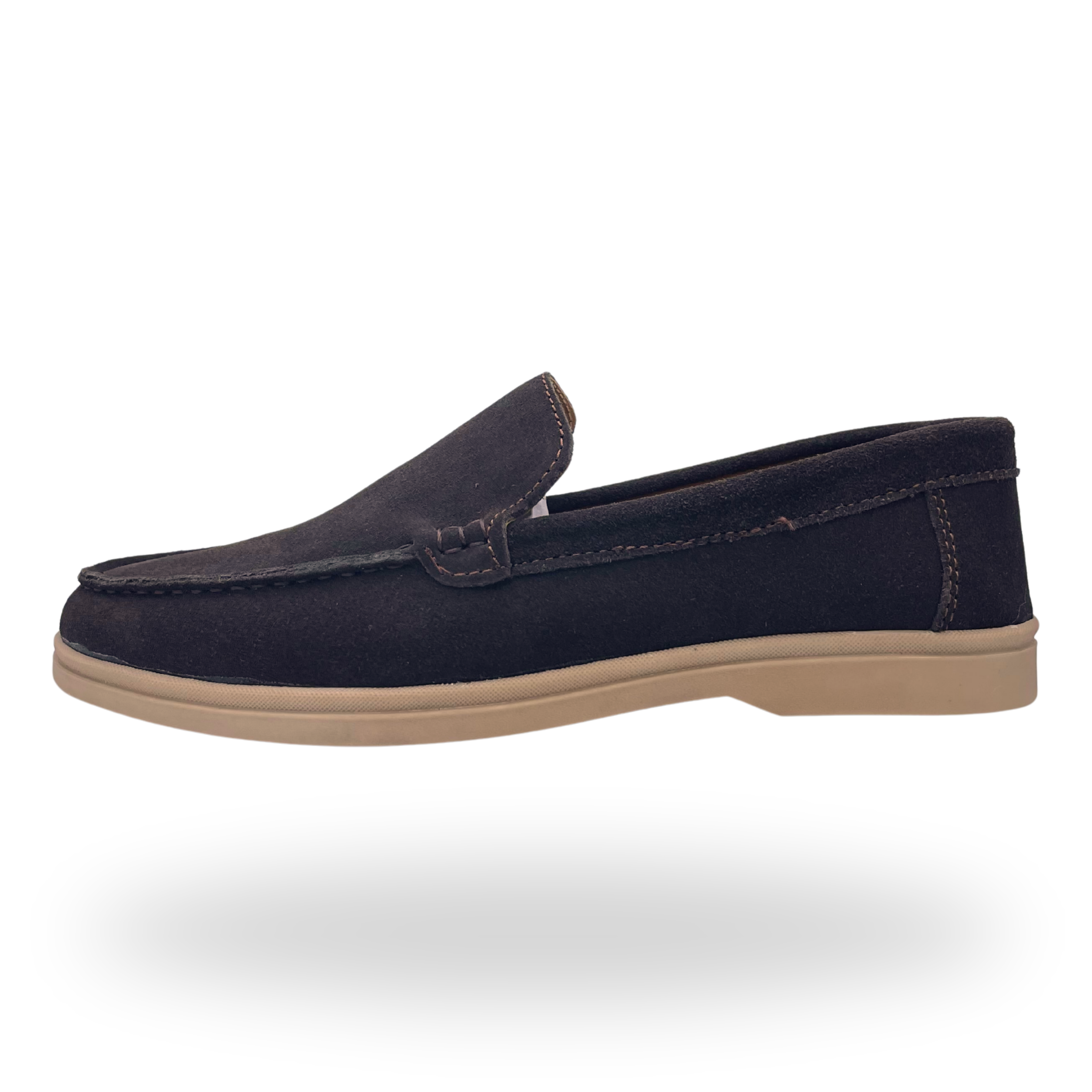 Suede Slip On Loafers