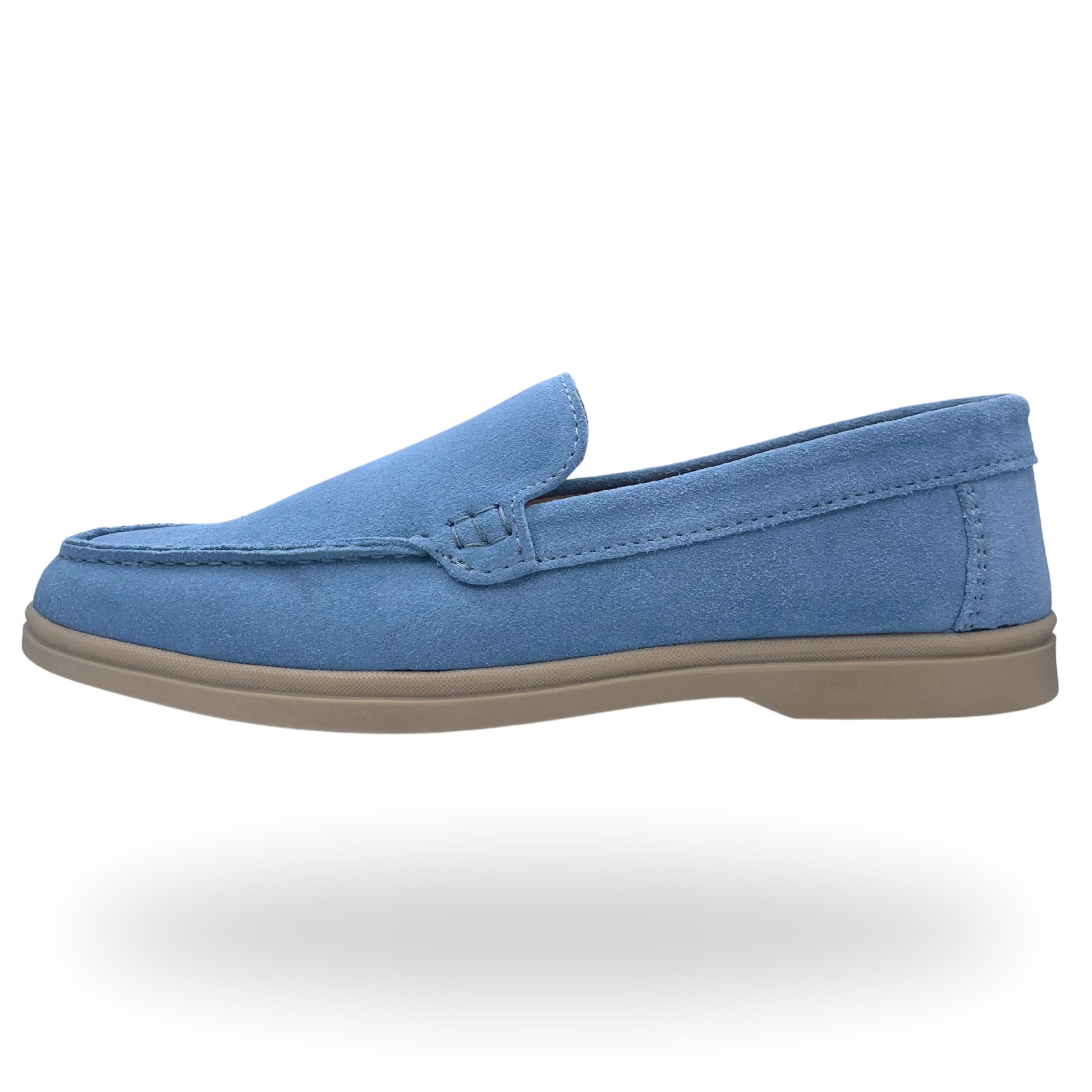 Suede Slip On Loafers