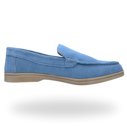 Suede Slip On Loafers