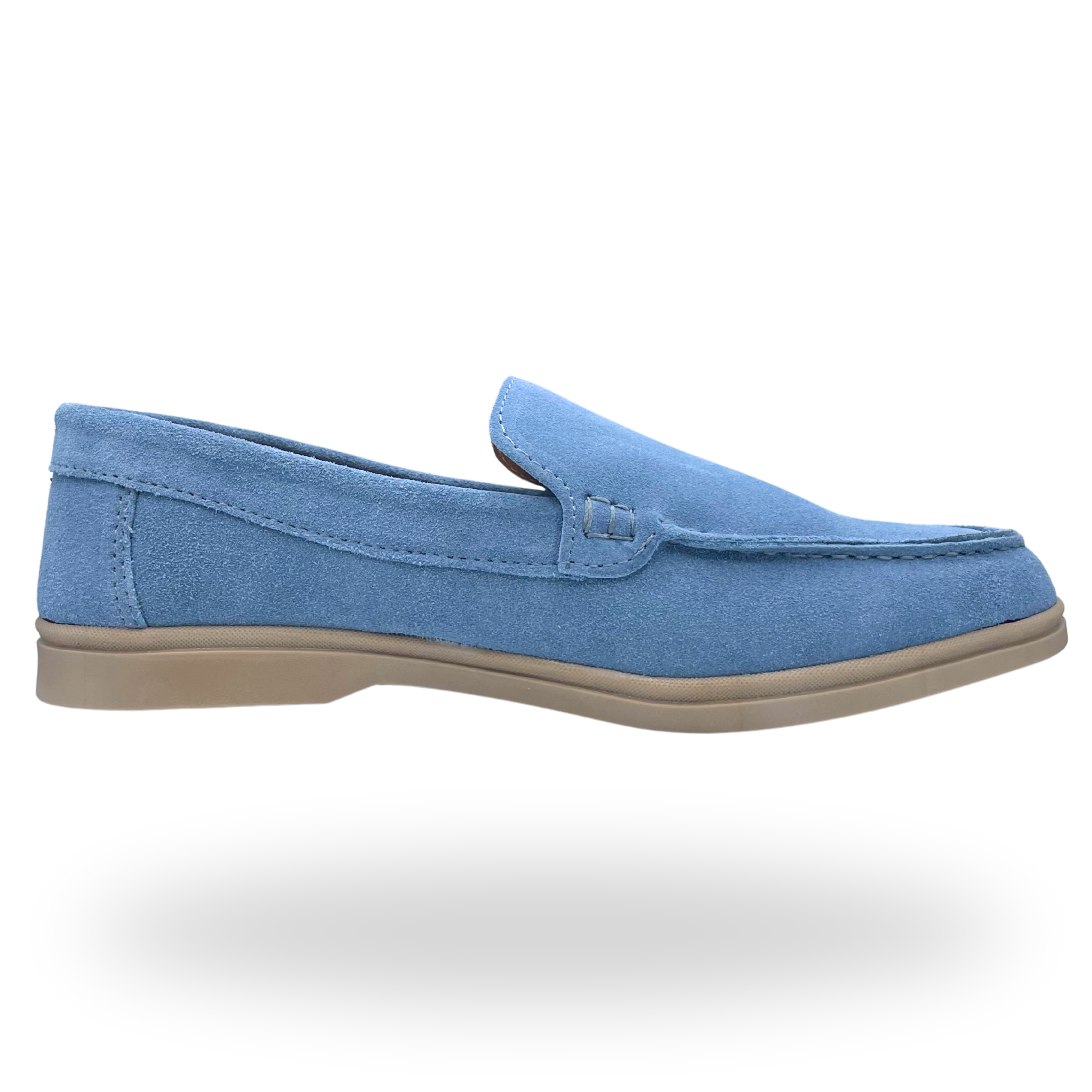 Suede Slip On Loafers