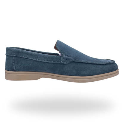 Suede Slip On Loafers